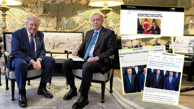 Cumhurbaşkanı Erdoğan ve Trump bir araya geldi