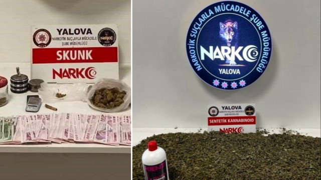 Yalova'da uyuşturucu operasyonlarında 9 tutuklama