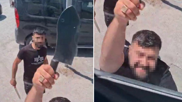 Olayda kamyon şoförü kırılan camlar nedeniyle elinden yaralandı.