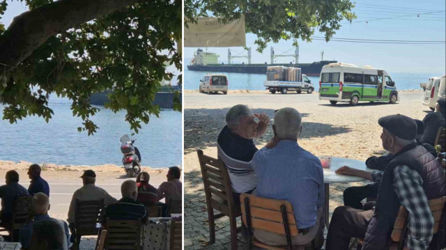 Tekirdağ'da karaya oturan gemiyi kurtarma çalışmaları sürüyor