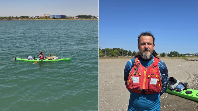 Çağlar, hedefine ulaşma amacıyla yeniden denize açıldı.
