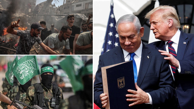 Trump ve Netanyahu'nun anlaştığı plan dahilinde Gazze'nin Hamassız yönetilmesini içeren bölümler bulunduğu da ileri sürüldü.