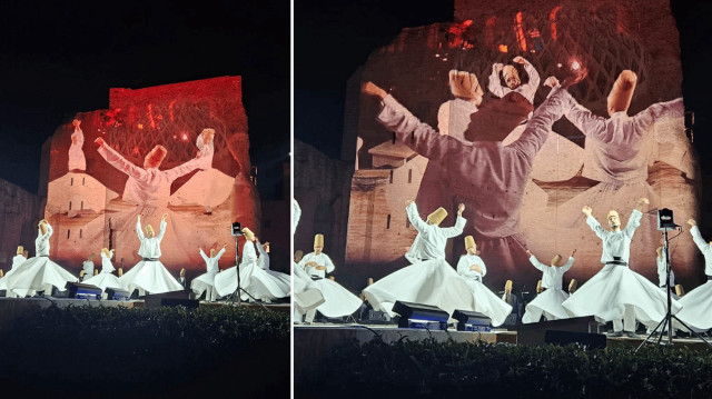 Mevlevi seması, Roma'daki 2 bin yıllık Kolezyum'da yankılandı.