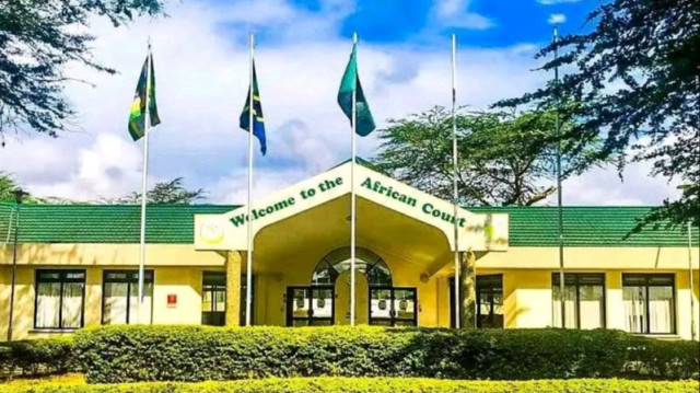 La cour africaine de droits de l'homme.