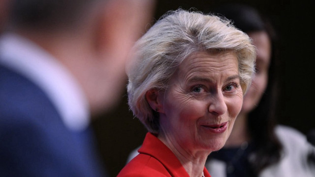 La présidente de la Commission européenne, Ursula von der Leyen, au Conseil européen à Bruxelles, le 26 juin 2025.
