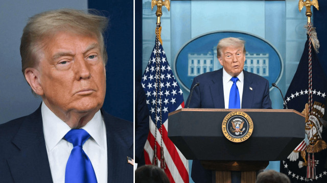 ABD Başkanı Trump, Beyaz Saray'da açıklamalarda bulundu.