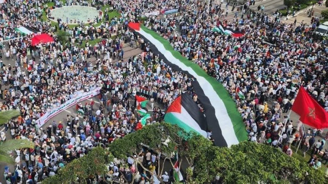 المغرب.. وقفات تضامنية مع غزة تطالب بإدخال المساعدات وفك الحصار