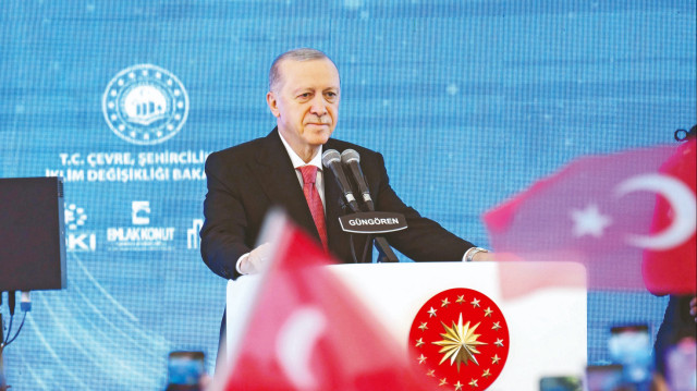 Cumhurbaşkanı Recep Tayyip Erdoğan.