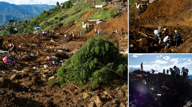 Toprak kaymasında yaşamını yitirenlerin sayısının 22'ye çıktığı belirtilen açıklamada, 8 kişinin halen kayıp olduğu ifade edildi.