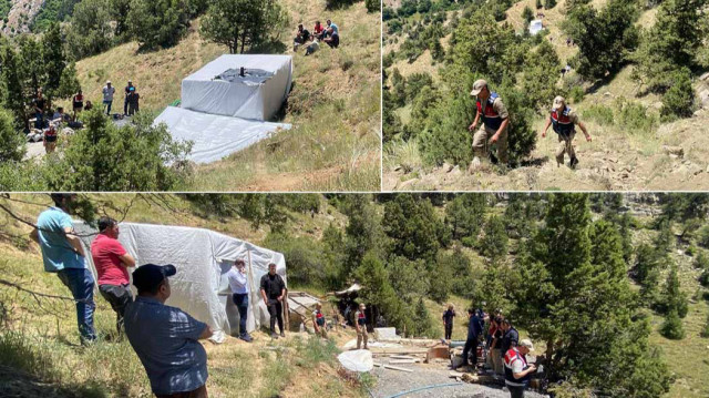 Erzurum'da Oltu taşı ocağında göçük