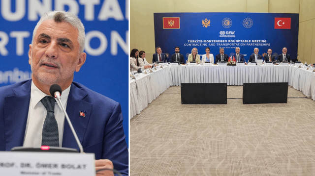 Ticaret Bakanı Ömer Bolat, İstanbul Kongre Merkezi'nde düzenlenen Küresel Ulaştırma Koridorları Forumu kapsamında gerçekleştirilen Türkiye-Karadağ Yuvarlak Masa Toplantısı'na katılarak konuşma yaptı.