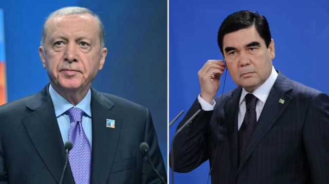 Cumhurbaşkanı Recep Tayyip Erdoğan ve Türkmenistan Millî Lideri Gurbangulu Berdimuhammedov