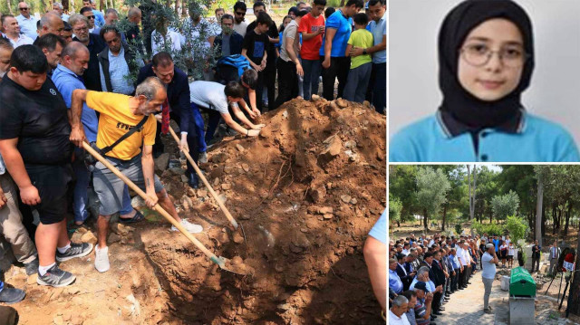 Afranur, Eldirek Mezarlığı'nda kılınan cenaze namazının ardından toprağa verildi.