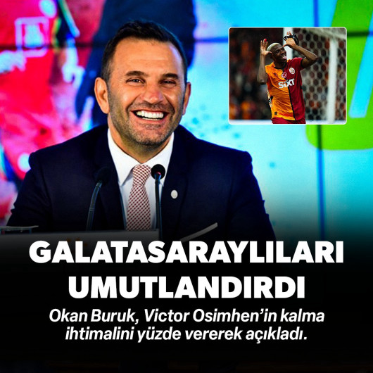 Okan Buruk Osimhen için yüzde verdi: Galatasaraylıları umutlandırdı