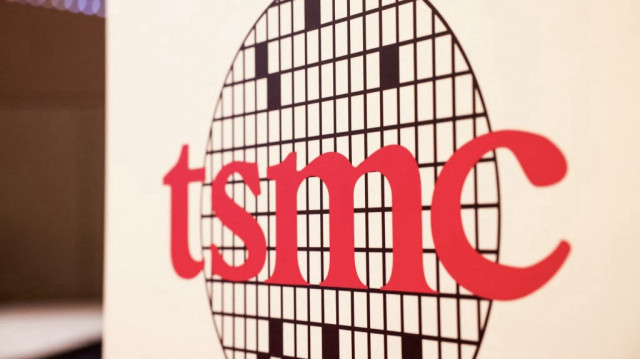 Le logo de Taiwan Semiconductor Manufacturing Comapny (TSMC).