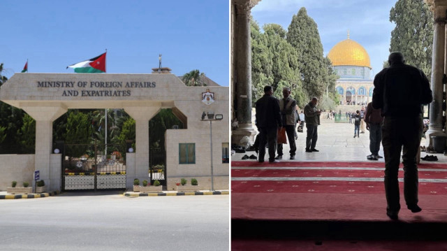 Fanatik Yahudililerin Mescid-i Aksa'ya düzenledikleri baskın ve diğer hak ihlallerine karşı Ürdün Dışişleri Bakanlığı, İsrail'e tepki gösterdi.