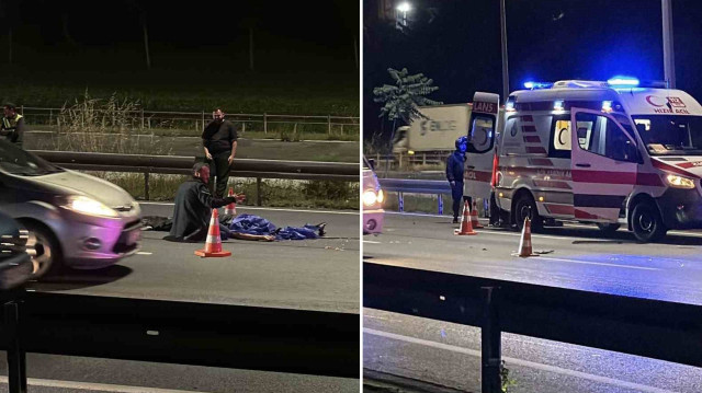 Kağıthane'de işlek yolda karşıya geçmeye çalışan 30'lu yaşlarındaki yaya, araç çarpması sonucu olay yerinde hayatını kaybetti.