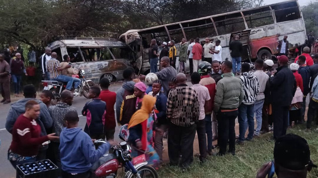 Un bus entré en collision avec un minibus, a fait 38 morts en Tanzanie, le 28 juin 2025.