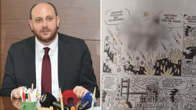 Yaptığı provokatif çizimlerle sık sık gündeme gelen Leman dergisi, 26 Haziran tarihli yayınında, Peygamberimiz Hz. Muhammed'i (sav) Ortadoğu'da bombalanan şehirlerin üzerinde resmetmişti.