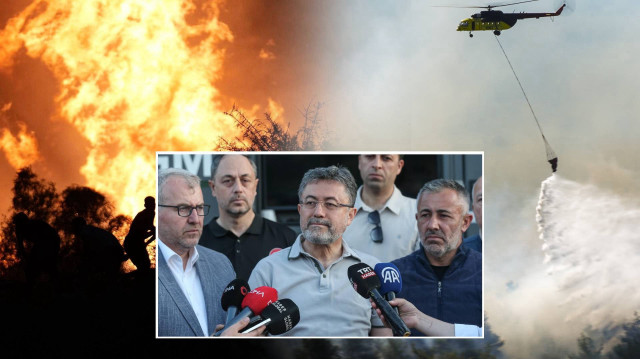 Tarım ve Orman Bakanı İbrahim Yumaklı, orman yangınlarının son durumuna ilişkin bilgilendirme yaptı.