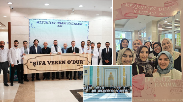 Ankara Yıldırım Beyazıt Üniversitesi Tıp Fakültesi öğrencileri.