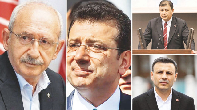 Kemal Kılıçdaroğlu, Ekrem İmamoğlu, Cemil Tugay, Özgür Çelik.