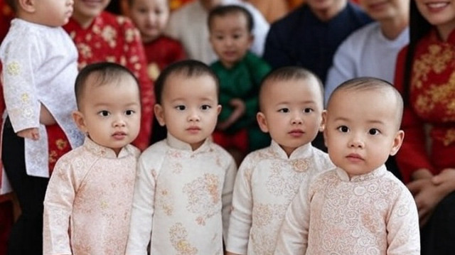 Le Vietnam, pays d'Asie du Sud-Est, qui compte un peu plus de 100 millions d'habitants, limitait le nombre d'enfants par couple.
