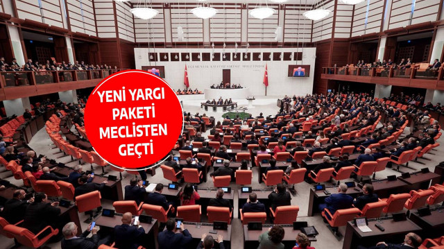 Kamuoyunda "10. Yargı Paketi" olarak bilinen Ceza ve Güvenlik Tedbirlerinin İnfazı Hakkında Kanun ile Bazı Kanunlarda Değişiklik Yapılmasına Dair Kanun Teklifi, Meclis Genel Kurulu'nda kabul edildi.
