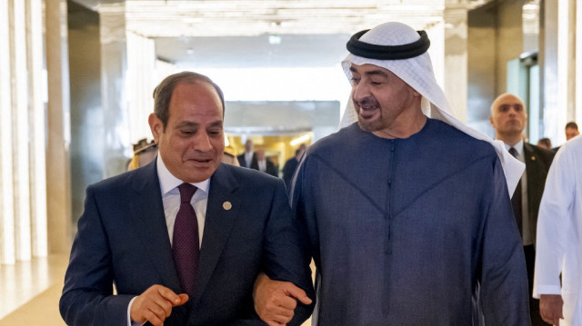 Le président égyptien Abdel Fattah al-Sissi et son homologue émirati, le cheikh Mohammed ben Zayed Al Nahyane.