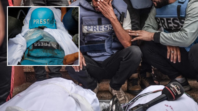 İsrail saldırısında gazeteci Semir er-Rufai, Süleyman Huccac ve İsmail Bedh'in hayatını kaybettiği ve yaralananların olduğu kaydedildi.