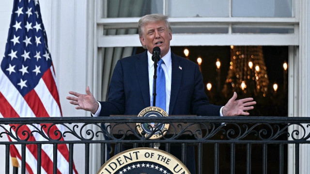 Le président américain Donald Trump sur la pelouse sud de la Maison-Blanche, à Washington, DC, le 4 juin 2025.