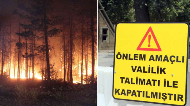 Muğla'da ormanlık alanlara girişler yasaklandı.