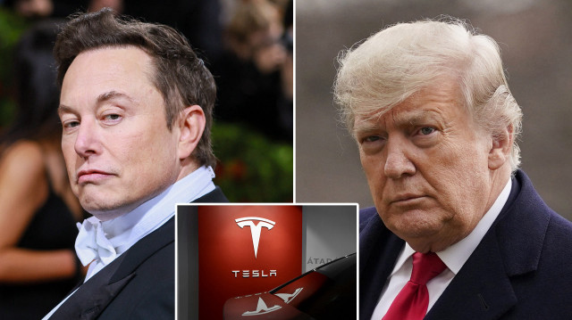 Trump ile Musk arasında yaşanan gerginlik nedeniyle Tesla'nın hisselerinde düşüş yaşandı.