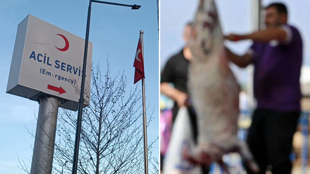 İstanbul'da vücutlarının çeşitli yerlerinden yaralanan 'acemi kasaplar' hastanelerin yolunu tuttu.