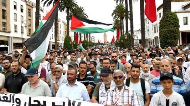 عشية العيد.. وقفة تضامنية مع الفلسطينيين بتطوان المغربية