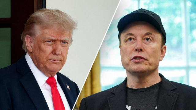 ABD Başkanı Donald Trump ile dünyanın en zengin iş adamı Elon Musk.