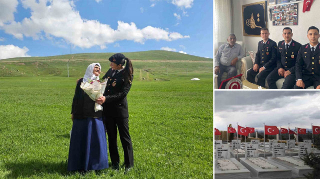 Ağrı'da jandarmadan bayramda şehit ailelerine vefa ziyareti