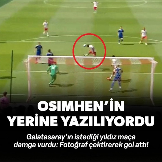 Osimhen'in yerine en büyük aday deniyordu: Fotoğraf çektirerek gol attı! 