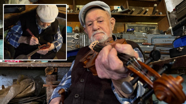 400 yıllık keman elinden geçti.