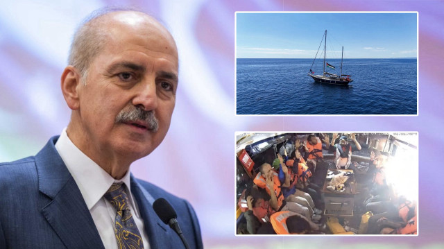 Numan Kurtulmuş İsrail'in Madleen gemisine saldırısına tepki gösterdi.