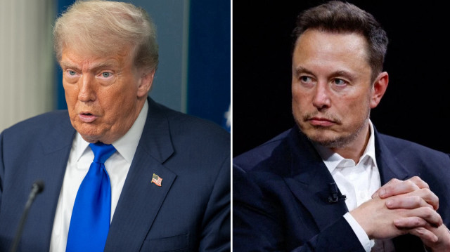 Milyarder iş adamı Elon Musk, ABD Başkanı Donald Trump.