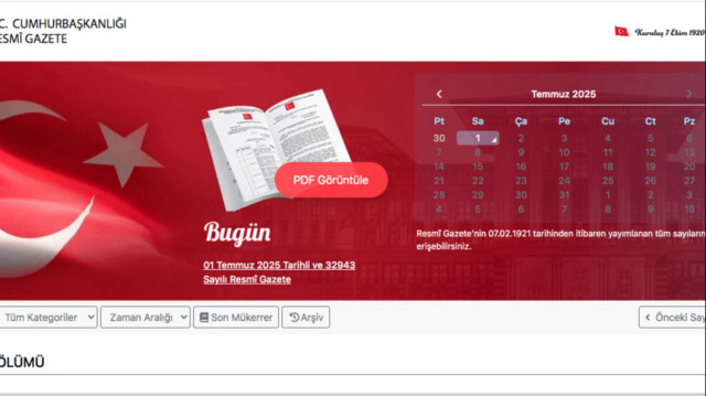 Resmi Gazete kararları