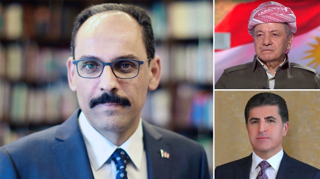 MİT Başkanı Kalın, Irak'ın kuzeyinde temaslarda bulundu.