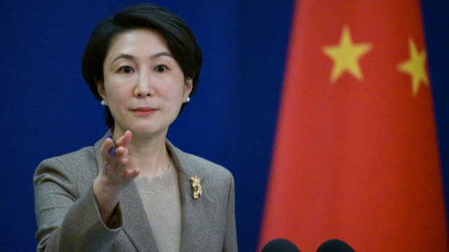 La porte-parole du ministère chinois des Affaires étrangères, Mao Ning.