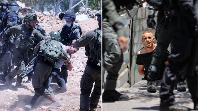 İşgalci İsrailliler, Cenin ile Nablus kentleri arasında bulunan Mesudiye bölgesi yakınlarında Filistinli sivillere saldırdı