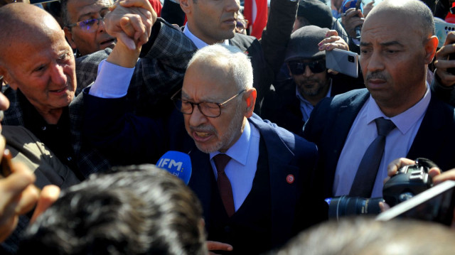 Le leader du Mouvement Nahda, Rachid al-Ghannouchi.