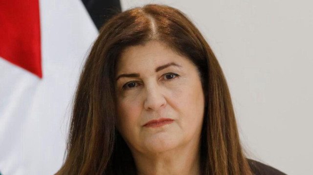 La ministre palestinienne des Affaires étrangères Varsen Aghabekian Shahin.