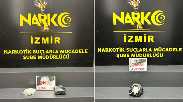İzmir'de iki ayrı otomobilde uyuşturucu ele geçirildi; 2 tutuklama.