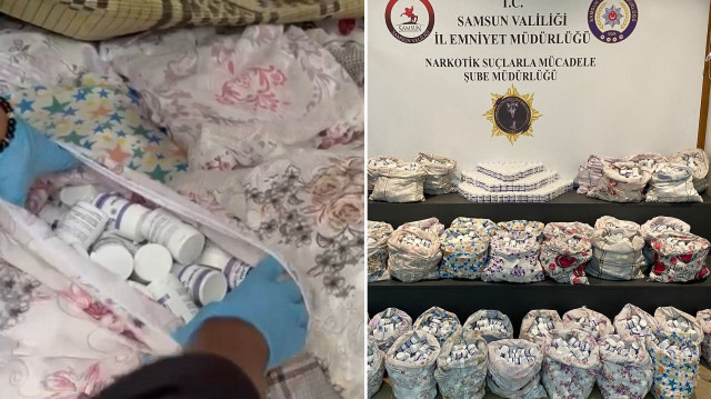 Üç şüphelinin kullandığı 2 araç ile bu kişilere ait ikametlerde arama yapıldı.