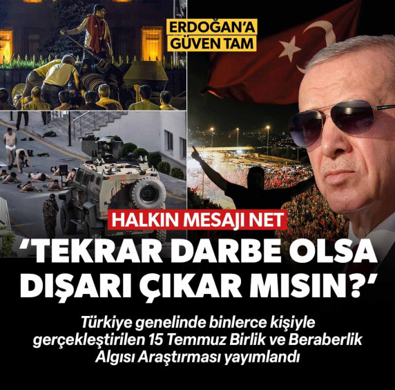 15 Temmuz’un dokuzuncu yılında halkın mesajı: 'Türkiye bölünmez'